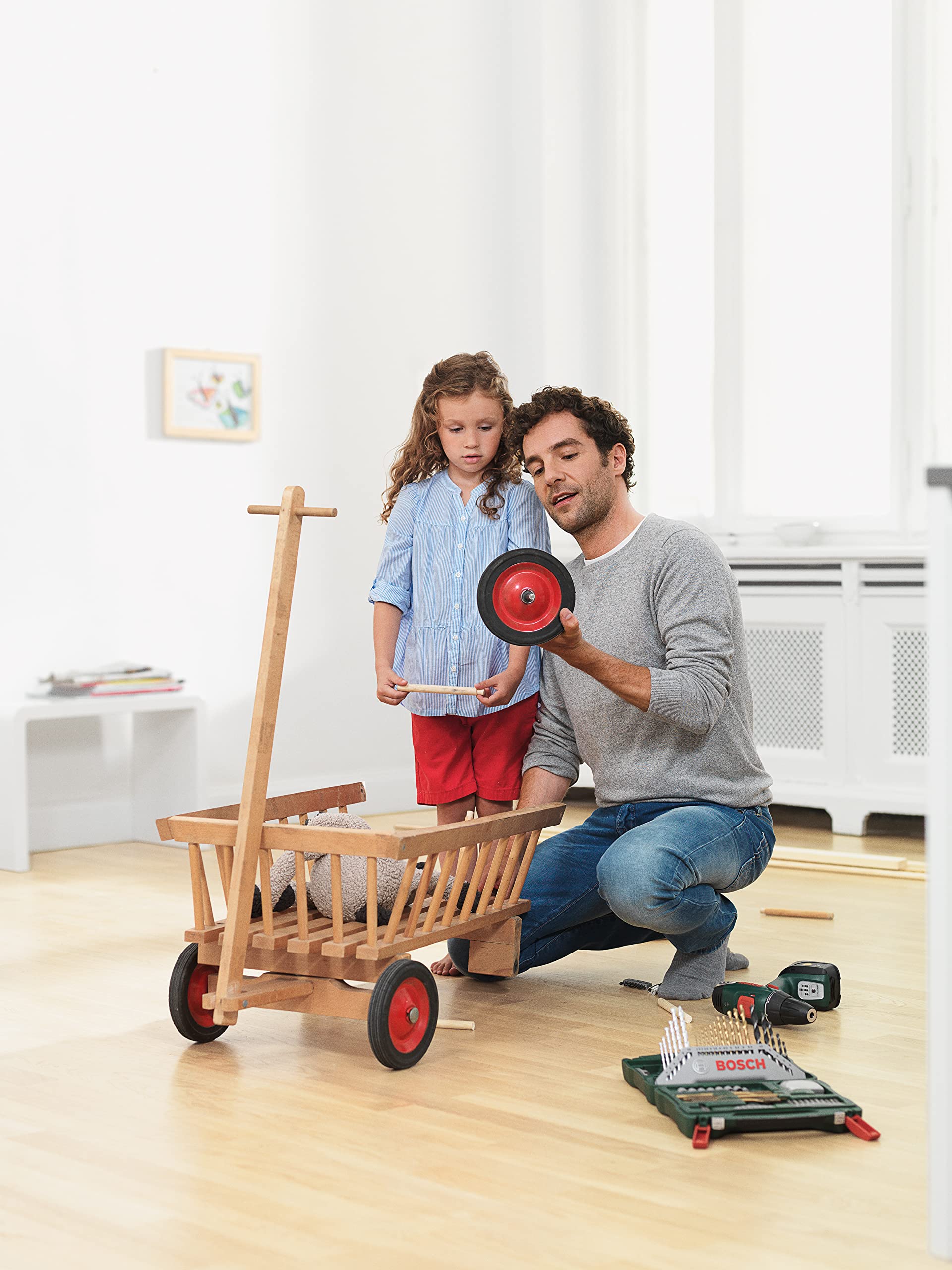 Bosch 70-Pieces X-Line Titanium Drill and Screwdriver Bit Set (for Wood, Masonry and Metal, Accessories Drills)