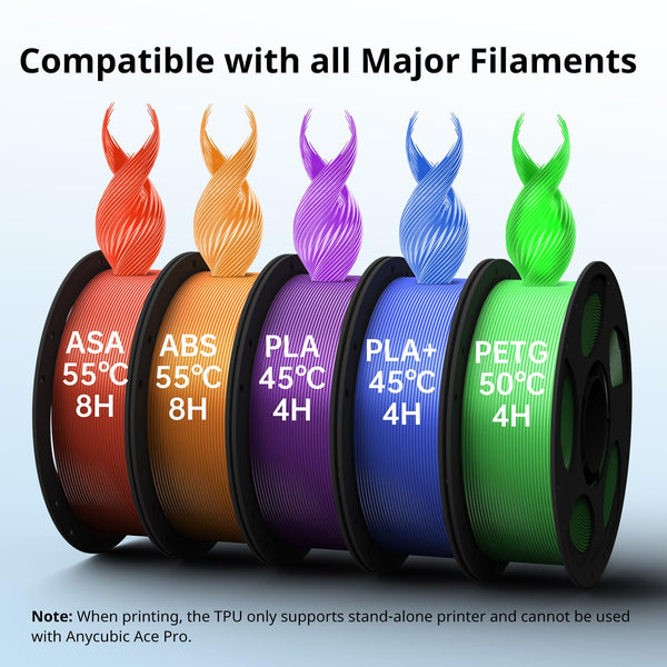 ANYCUBIC Kobra 3 V2 Combo 3D Printer, 600mm/s Fast Printing FDM 3D Printer, Multicolor Printing Up to 8 Colors, Active Drying, Upgraded Auto-leveling, Print Size 255x255x260mm, Realize Smooth Printing