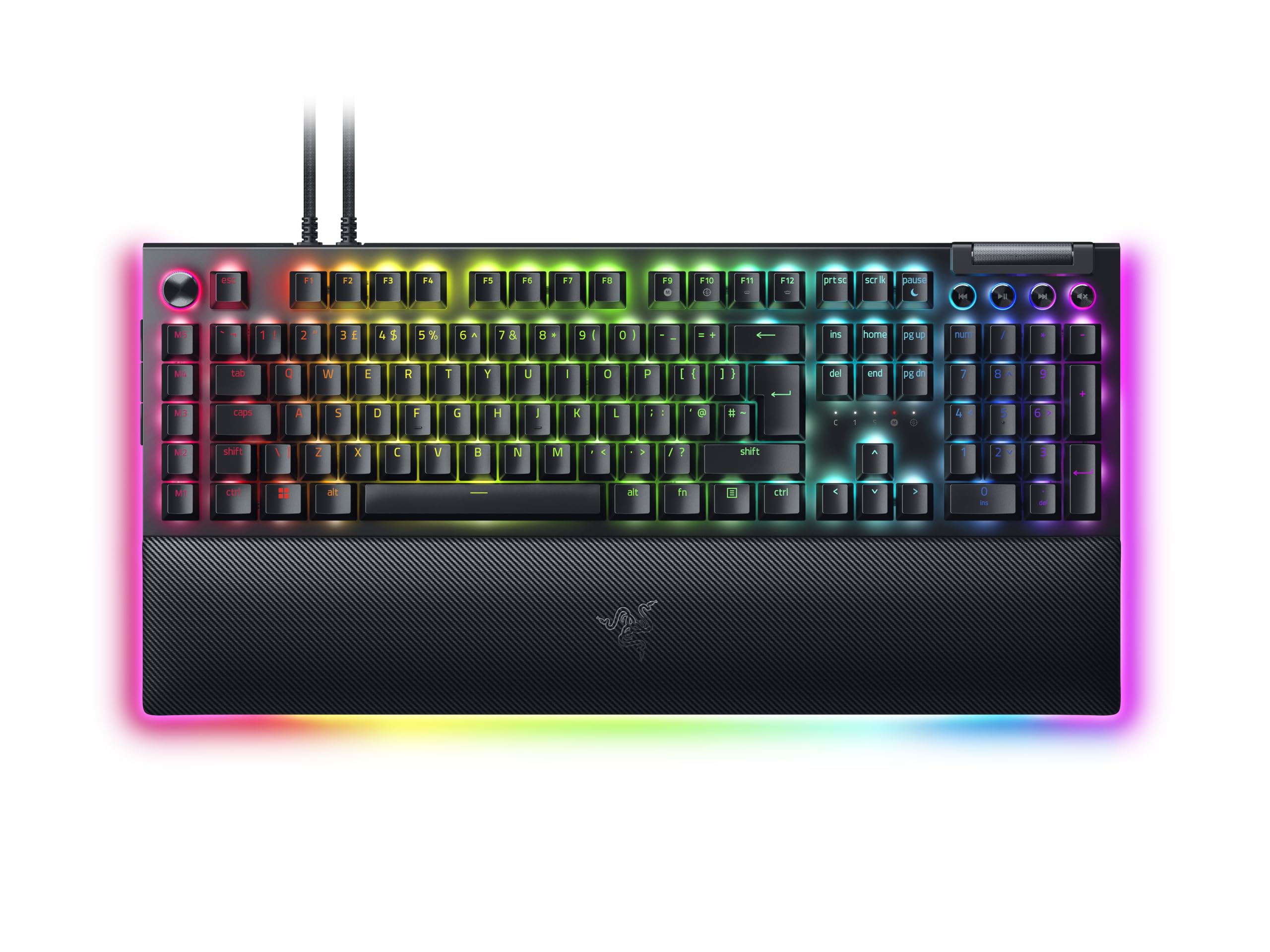 Razer BlackWidow V4 X Minecraft Edition - Mechanical Gaming Keyboard - Chroma RGB (Green Mechanical Switches, 6 Dedicated Macro Keys, Doubleshot ABS Keycaps) US Layout | Minecraft