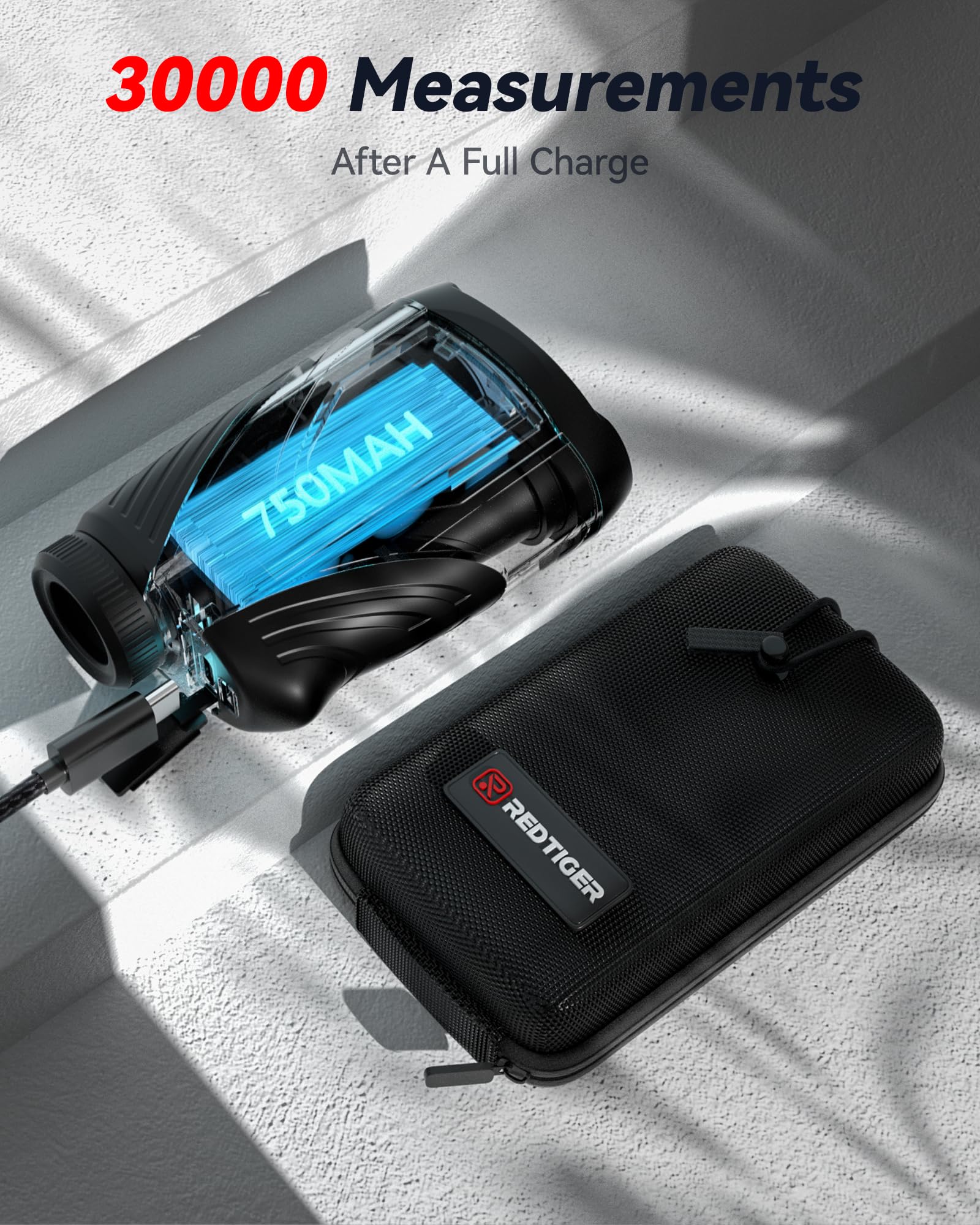 Golf Rangefinder with Slope On/Off,1200 Yards,7X Magnification Laser Range Finder Golf, Flag Pole Lock Vibration, Rechargeable & Magnetic Suction