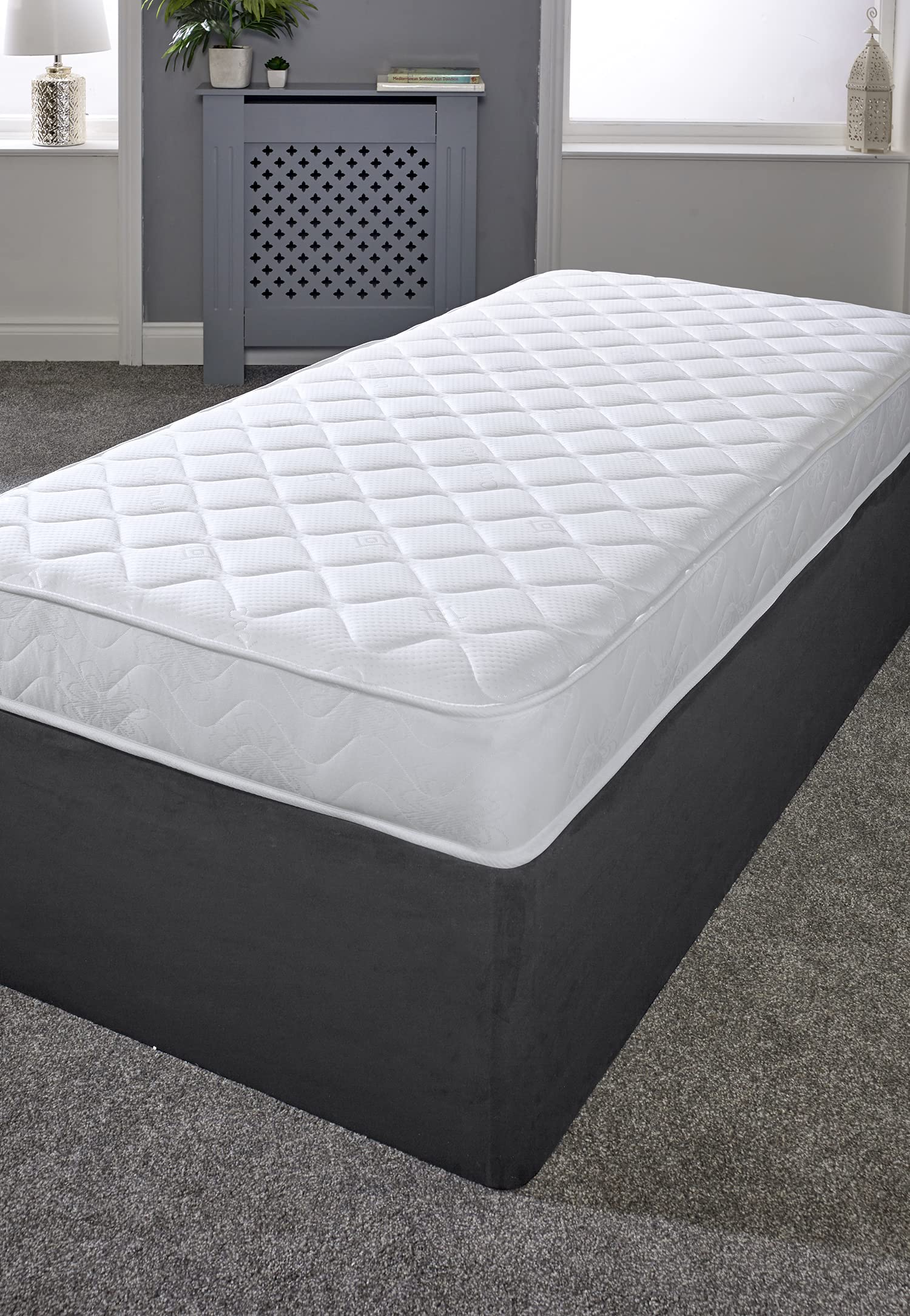 Extreme Comfort Flame Essentials Mattress | 2ft6 Shorty (75cm x 175cm) | Foam-Free Bonnell Spring | Plush Feel | Cooltouch Plus Sleep Surface | 18cm