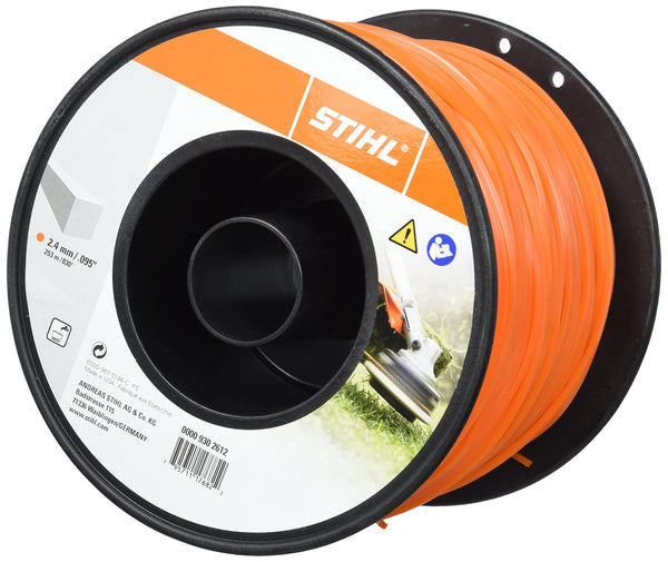 Stihl Mowing Line Square 2.4 mm x 253 m Orange