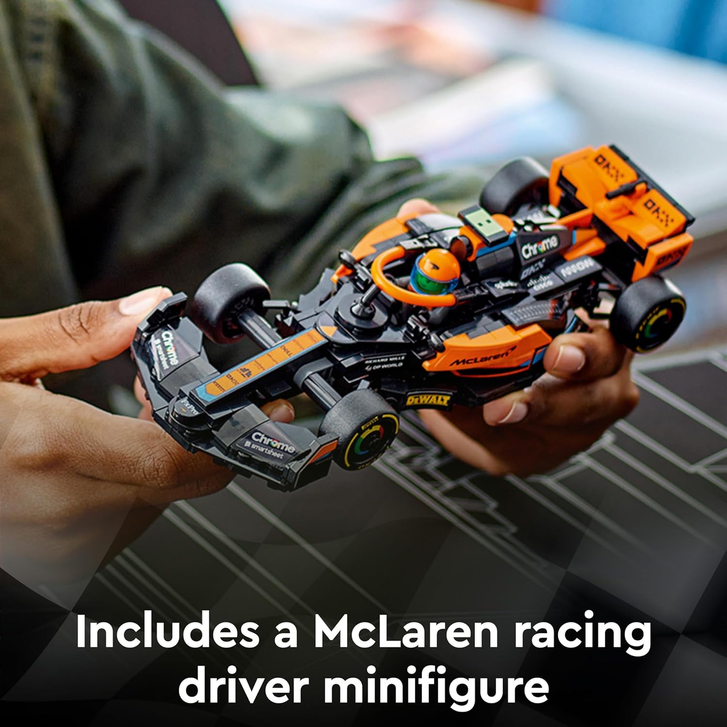 LEGO Speed Champions 2023 McLaren Formula 1 Race Car Toy for 9 Plus Year Old Kids, Boys & Girls who Love Independent Play, Buildable Vehicle Model Set, Kids' Bedroom Decoration, Birthday Gift 76919