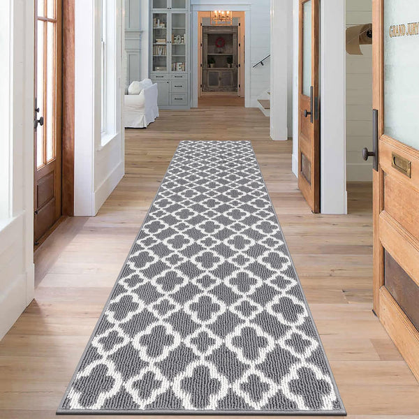 SHACOS Extra Long Hallway Runner Rug 60x300 cm Hall Runners Non Slip Washable Carpet Runner for Hallway Hall Runner Rug Long Runner Rug for Kitchen