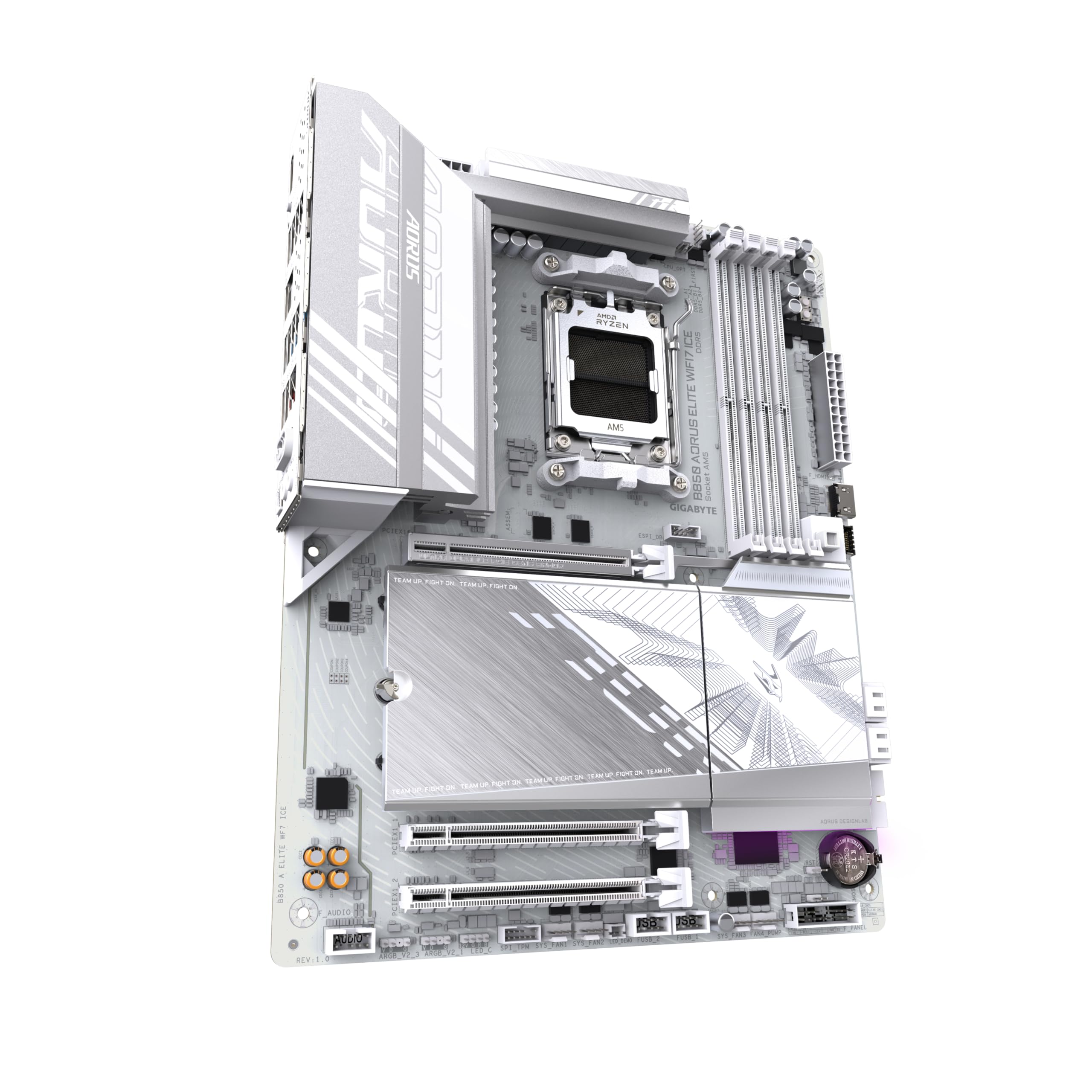 GIGABYTE B850 AORUS ELITE WIFI7 Motherboard - AMD Ryzen 9000 Series CPUs, 14+2+2 Phases Digital VRM, up to 8200MHz DDR5 (OC), 1xPCIe 5.0 + 2xPCIe 4.0 M.2, 2.5 LAN, WIFI 7, USB 3.2 Gen 2x2