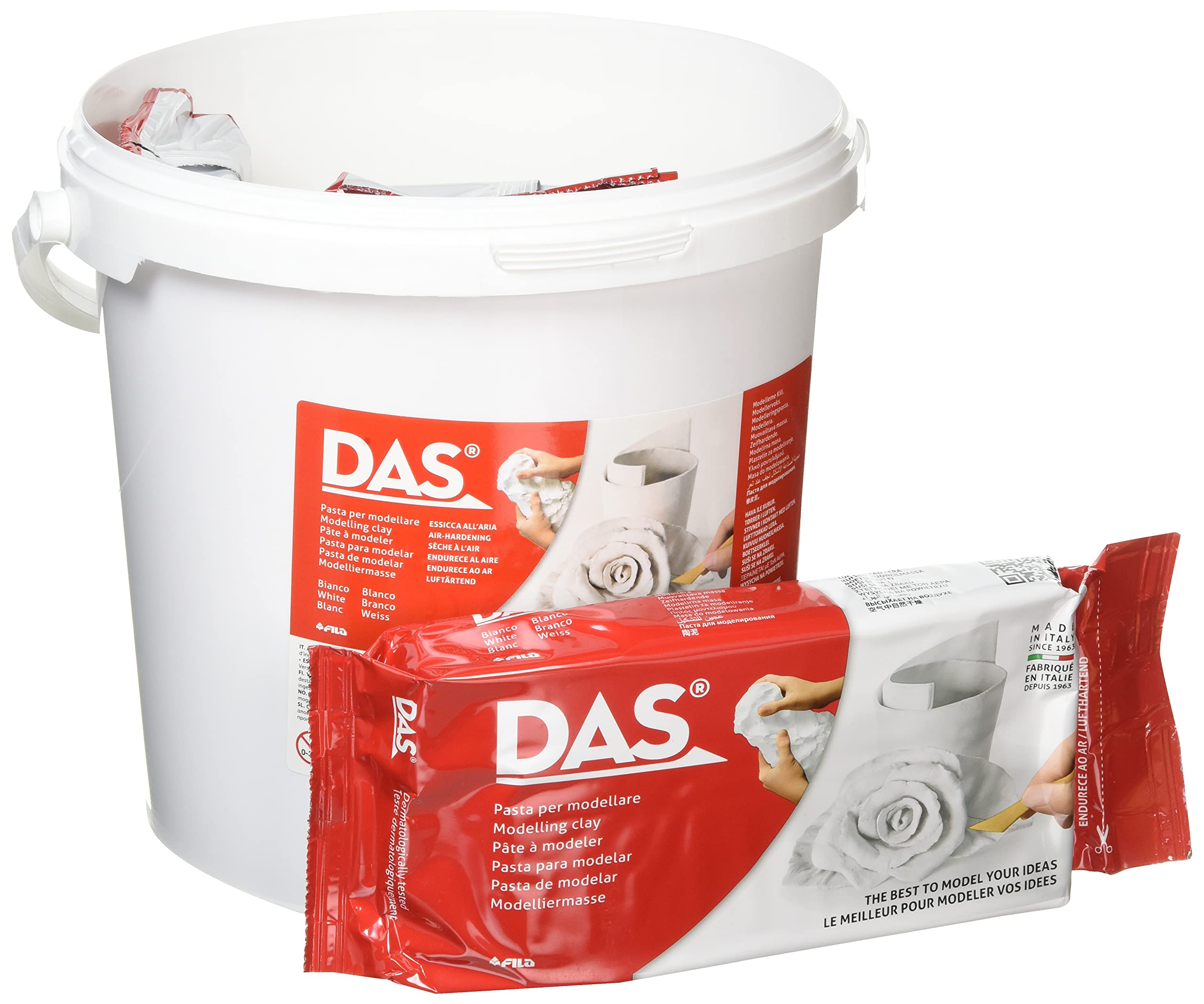 DAS Terracotta Air-Hardening 500g Modelling Clay, For Professionals & Hobbyists