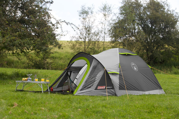 Coleman Tent Darwin 2-4 Person | Compact Lightweight Dome Tent | Models with Darkened Bedroom | Camping, Festival and Hiking Tent | 4500mm Waterproof | with Sewn-in Groundsheet