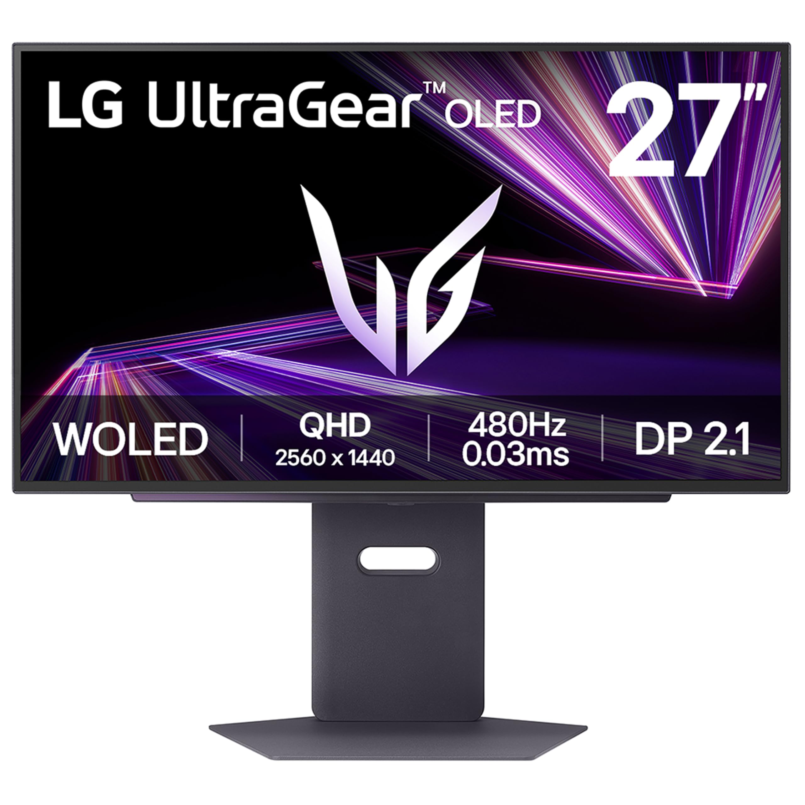 LG UltraGear OLED Gaming Monitor 32GS95UV-B, 32 inch UHD 4K, Dual mode 4K: 240Hz / FHD: 480Hz, 0.03ms Response Time, NVIDIA G-Sync & AMD FreeSync Premium Pro, 7W Stereo speakers, DisplayPort, HDMI 2.1