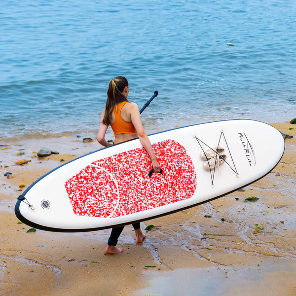 FEATH-R-LITE 10' &11' Inflatable Ultra-Light Stand Up Paddle Board for All Skill Levels Included with SUP, Adj Paddle, Pump, Backpack, Leash