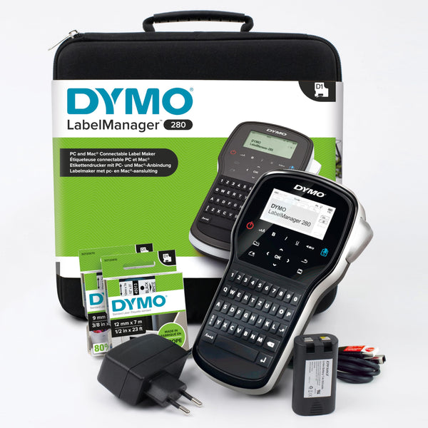 DYMO LabelManager 420P Label Maker | High Performance Rechargeable Portable Label Printer | Computer Connection | Print Barcodes, Logos & Graphics