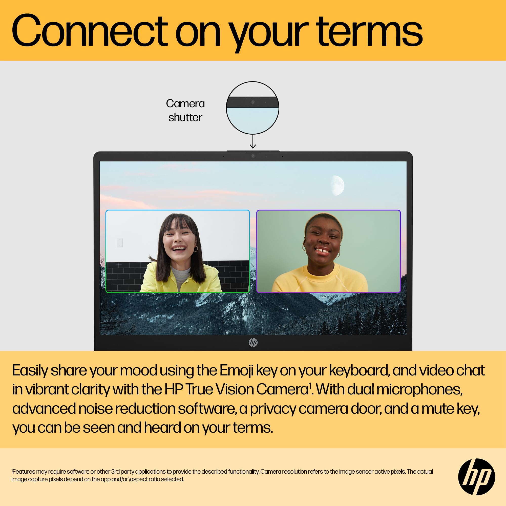 HP 15.6" Laptop | AMD Ryzen 3 7320U Processor | 8 GB RAM | 256 GB SSD | AMD Radeon Graphics | FHD Display | Up to 11hrs 15 mins battery | Win 11 | Dual Speakers | Jet Black | 15-fc0038sa