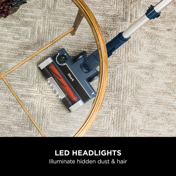 Shark PowerDetect Corded Upright Vacuum Cleaner, DuoClean Detect, Reverse Clean, Anti Hair Wrap Plus, Anti-Allergen, 8m Cord, 1.3L, Dusting Brush, Pet, Crevice, Multi Surface Tools & Bag, AZ3900UKTBK