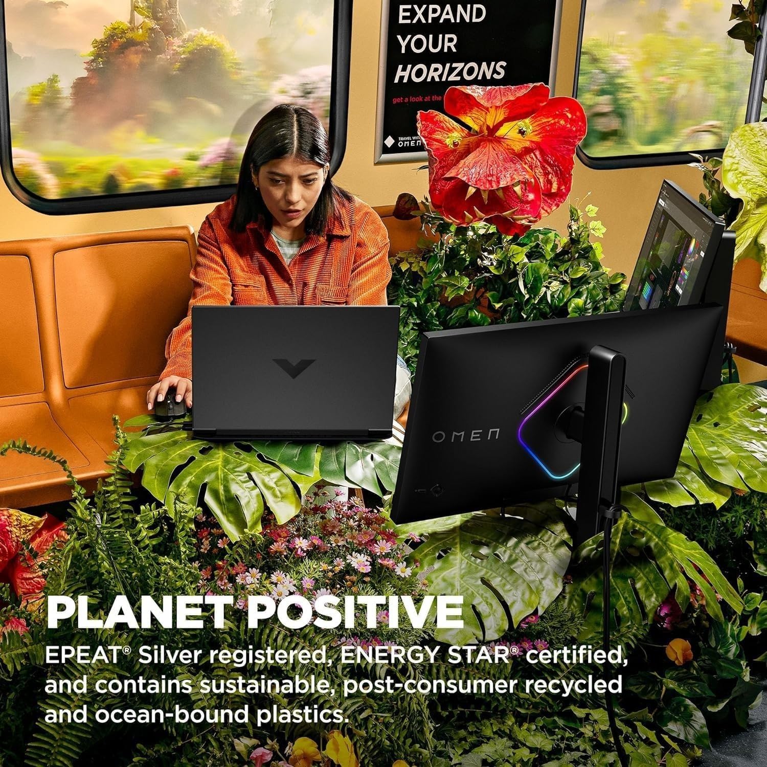 HP Victus 15.6" Gaming Laptop, AMD Ryzen 5-8645HS, 8 GB RAM, 512 GB SSD, NVIDIA GeForce RTX 2050 Graphics, FHD IPS Display, Up to 6 hrs 15 battery, Win 11, Mica Silver, 15-fb2002sa