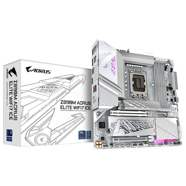 GIGABYTE Z890I AORUS ULTRA Motherboard - Supports Intel Core Ultra (Series 2) CPUs, 8+1+2 phases VRM, up to 8800MHz DDR5 (OC), 1xPCIe 5.0 + 1xPCIe 4.0, Wi-Fi 7, 2.5GbE LAN, Thunderbolt 4