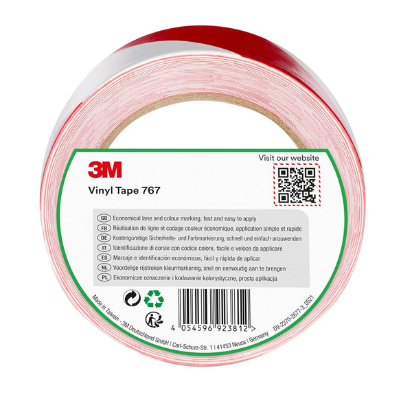 3M General Purpose Vinyl Tape 764i, 50 mm x 33 m, Orange