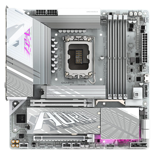 GIGABYTE Z890I AORUS ULTRA Motherboard - Supports Intel Core Ultra (Series 2) CPUs, 8+1+2 phases VRM, up to 8800MHz DDR5 (OC), 1xPCIe 5.0 + 1xPCIe 4.0, Wi-Fi 7, 2.5GbE LAN, Thunderbolt 4