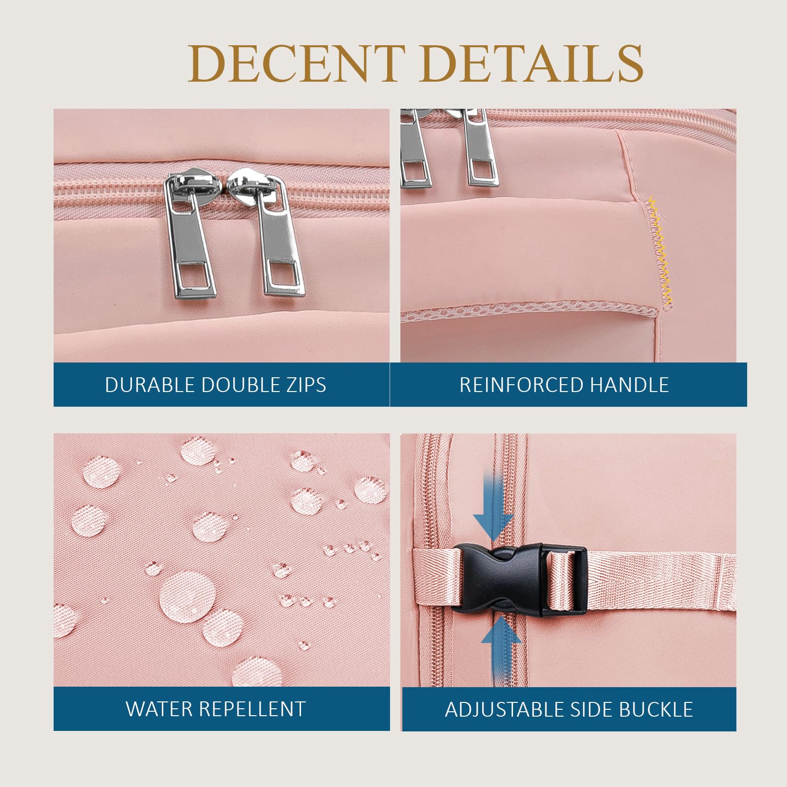 Cabin Bag 45x36x20 for New Easyjet, Underseat Cabin Luggage Bags Carry on Travel Backpack Cabin Size for Airplanes, 30L Hand Luggage Suitcase Water Resistant Laptop Backpacks Black