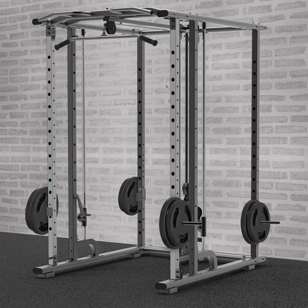 Kipika 3x3 Power Rack Weight Plate Holders - Heavy-Duty Steel, Supports Up to 300 lbs. Each - Universally Fits 3x3 Racks with 1" or 5/8" Holes -