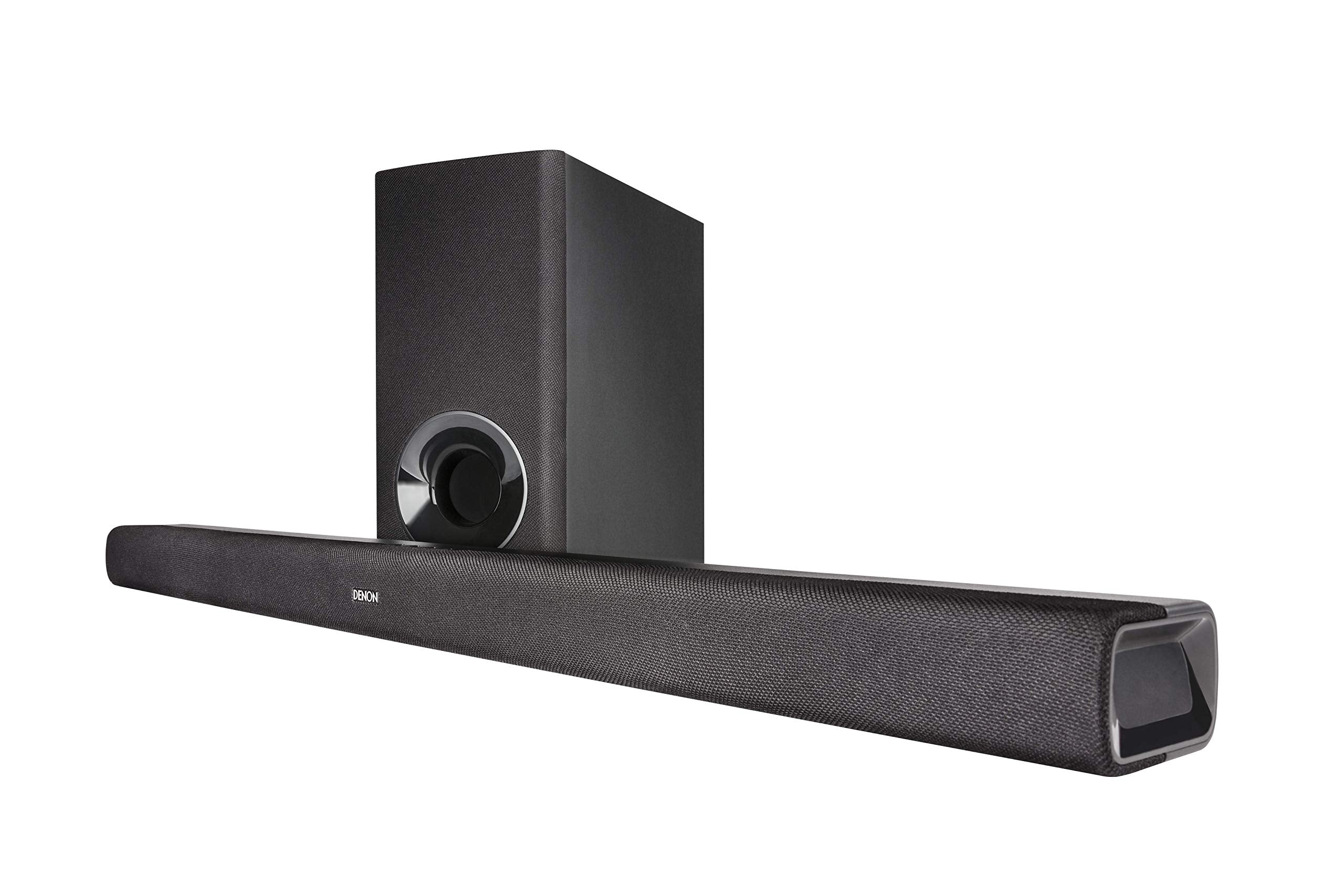 Denon DHT-S316 Soundbar and Wireless Subwoofer for Surround Sound, Bluetooth Sound Bar with Dolby Digital, DTS Decoding, Dialogue Enhancer, HDMI ARC, Wall Mountable, Music Streaming