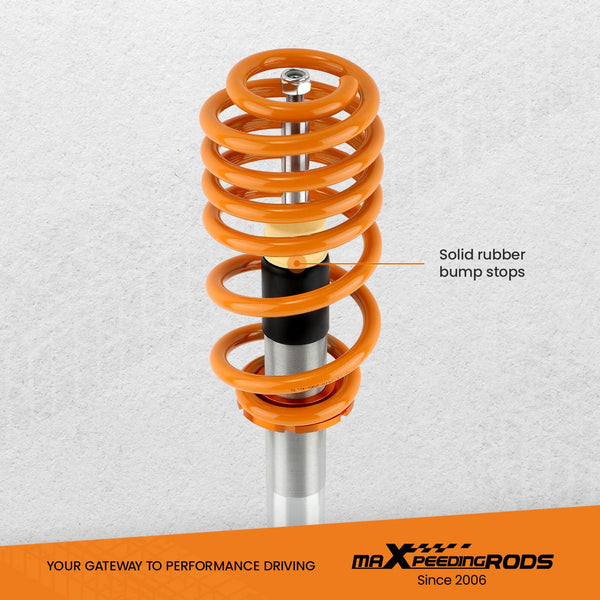 maXpeedingrods Coilovers Shock Absorbers for Audi A4 B6/for B7 8E 2WD for Quattro 2001-2008 Adjustable Height