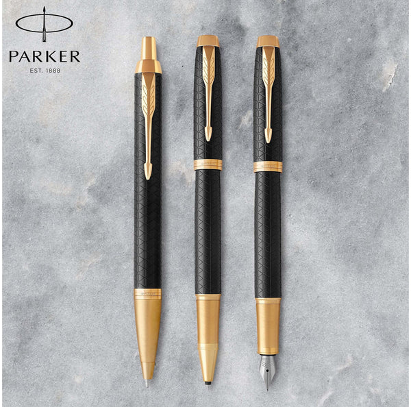 Parker IM Ballpoint Pen | Dark Espresso with Medium Point Blue Ink Refill | Gift Box