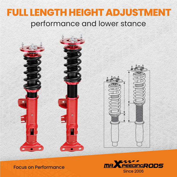 maXpeedingrods Coilovers Suspension For E36 318i, 318is, 323i, 323is, 325i, 328i, 320i