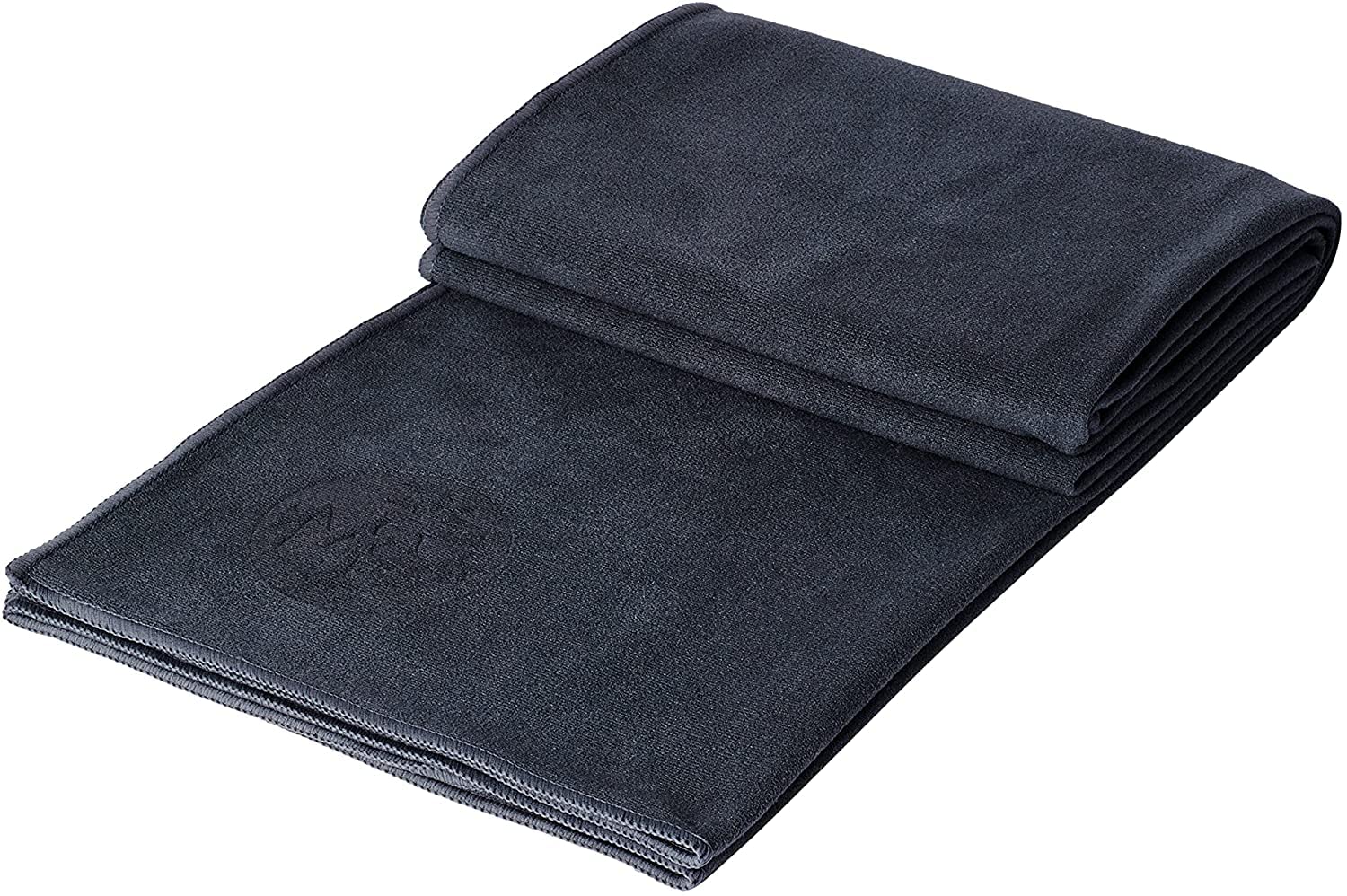 Manduka Unisex Equa Yoga Towel Mat, Thunder, Standard