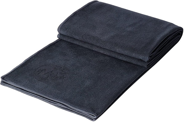 Manduka Unisex Equa Yoga Towel Mat, Thunder, Standard
