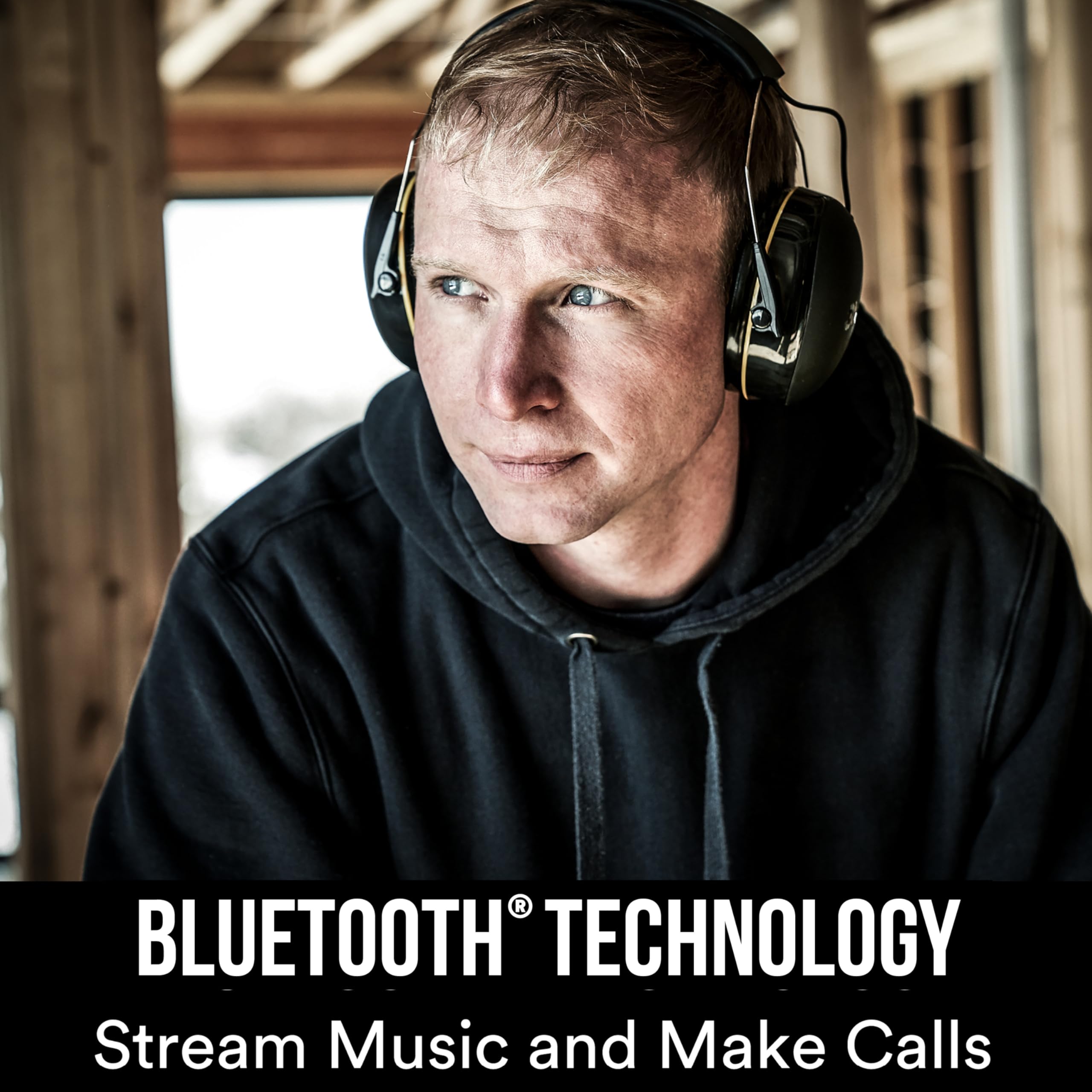 3M WorkTunes Connect Wireless Hearing Protector with Bluetooth Technology 90570E-1