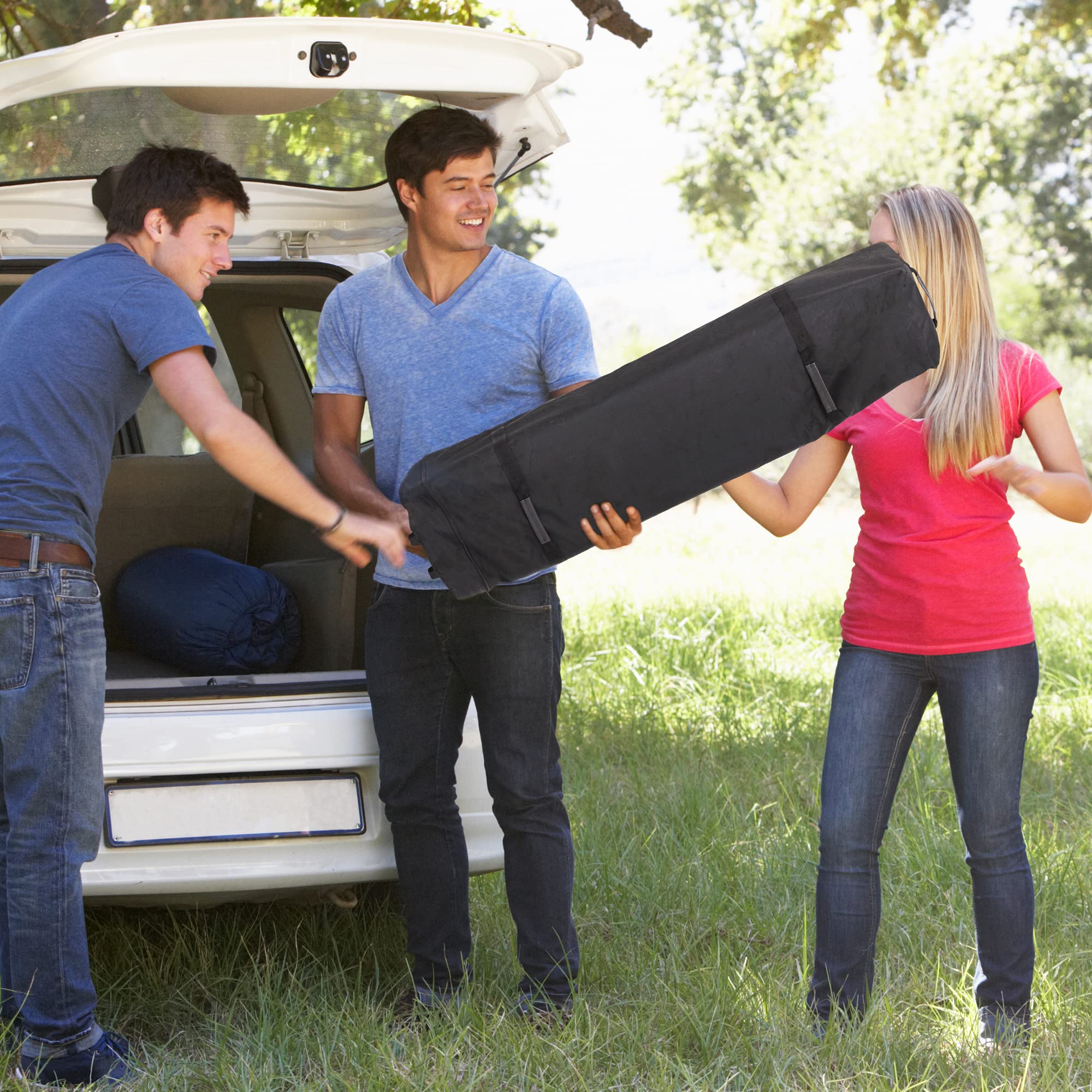 YITAHOME 3x3Meter Instant Heavy Duty Pop Up Gazebo, Folding Garden Camping Party Tent Canopy Marquee with Roller Bag