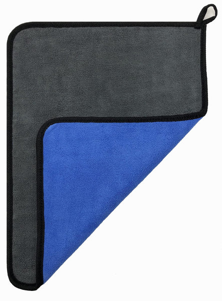 VAIYNWOM Set of 6 Car Cleaning Microfibre Cloths, Absorbent Microfibre Towel Polishing Cloth Gentle on Paint, Lint-Free for Household and Cleaning Car Motorcycle, 30x40cm (Yellow & Gray)