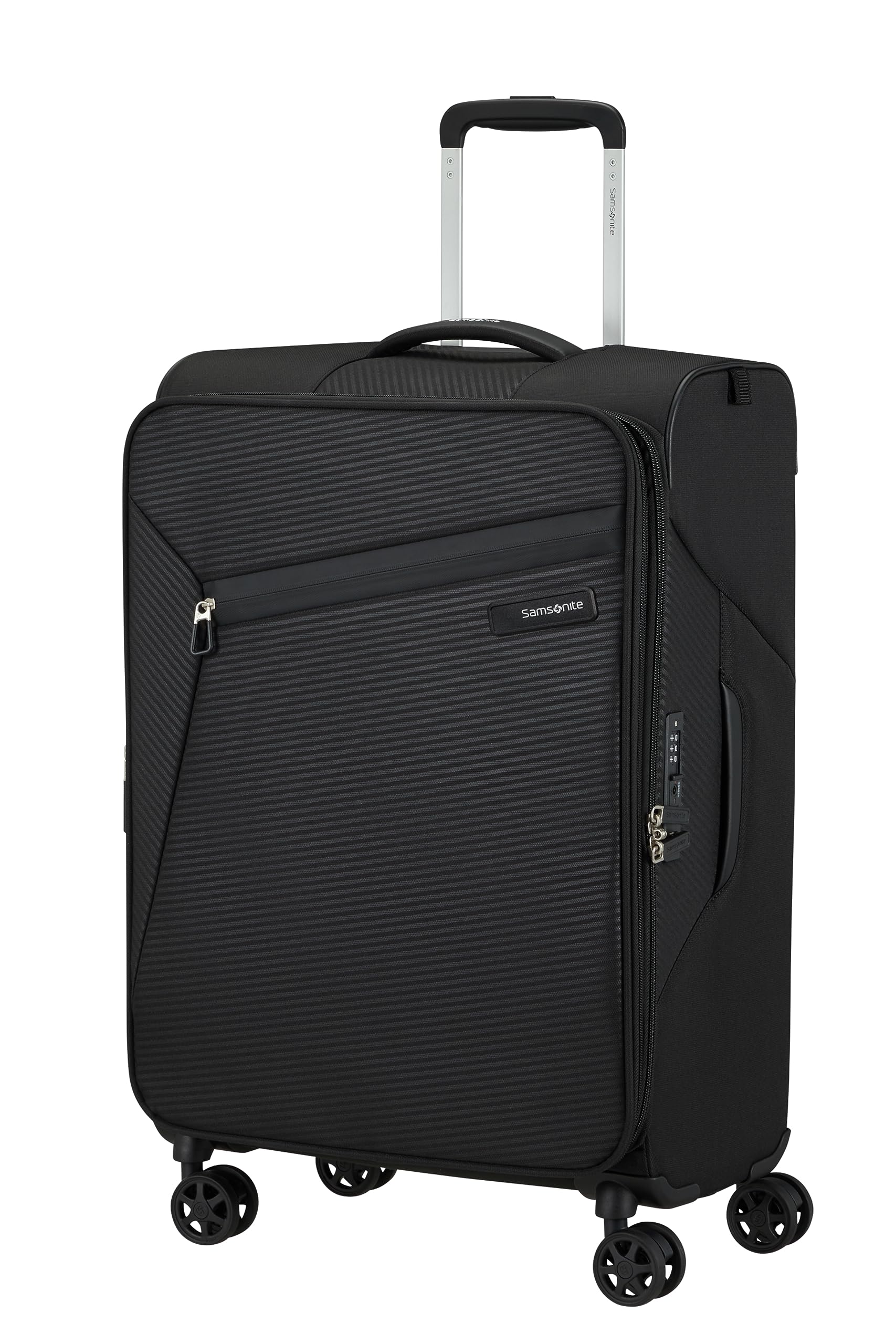 Samsonite Litebeam - Spinner S, Hand Luggage, 55 cm, 39 l, Black (Black)