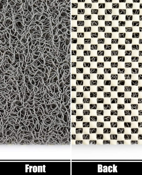 Loofah Mats for Shower, Non Slip Soft Textured Bath, Bathtub Mat with Drain, Phthalate Free, Quick Drying, Soft Comfort Bathroom Mats for Wet Areas