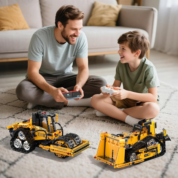 Technic Remote Control Robot Toys Building Sets, 5-IN-1 RC Robot and Car, Remote and App Controlled Building Kit for Kids, Engineering Kits for Teens, STEM Technic Boy Toys Gift Age 8-12 13 14 15+