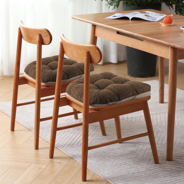 FlyGulls Non Slip Chair Cushions for Dining Chairs Set of 4 Kitchen Chair Cushions 18"x18"x3" Turfted Chair Pads Comfortable and Soft Seat Cushion