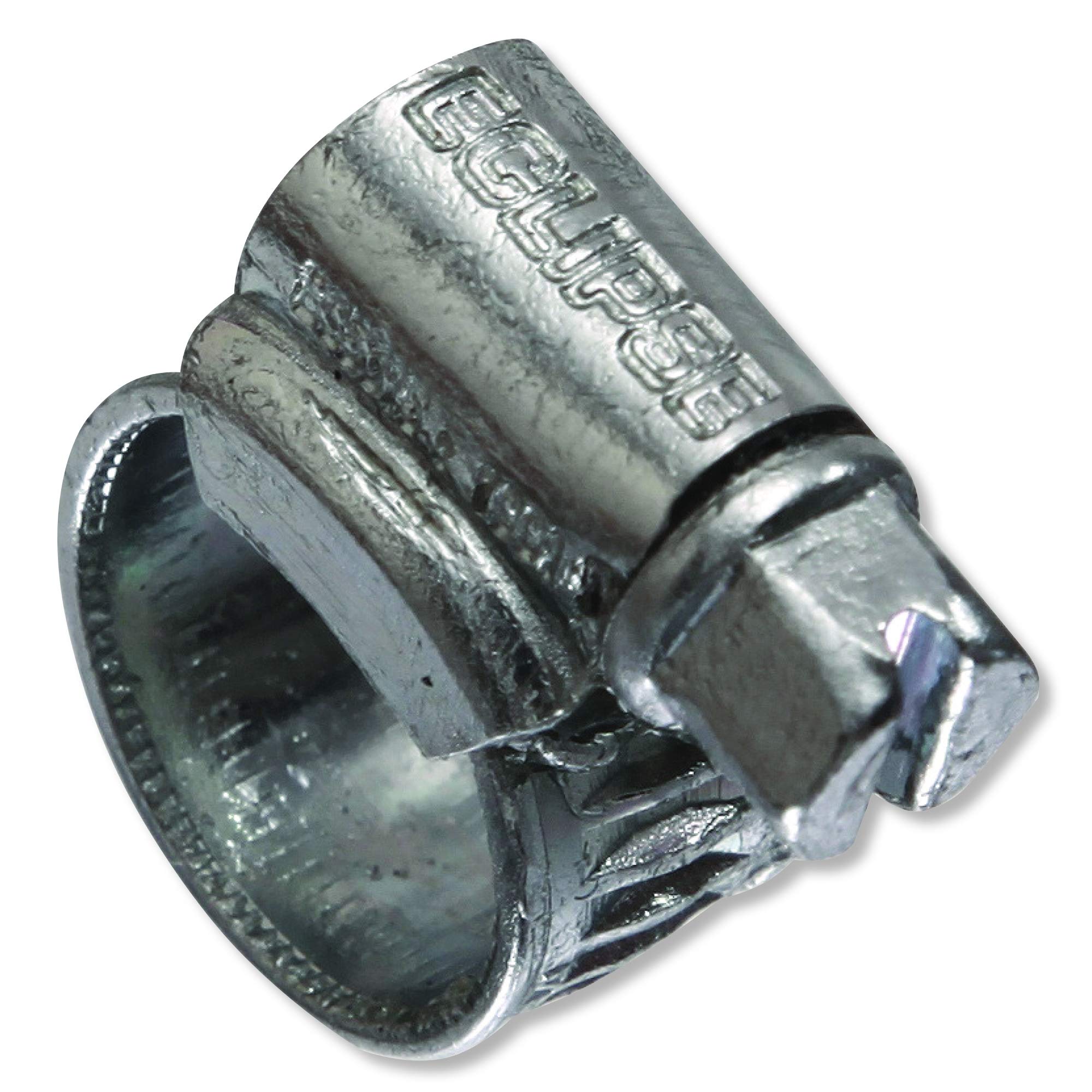 Eclipse Professional Tools ECW1-2A W1 Box of 10 35-50mm (1 ⅜" - 1 ¾") Mild Steel Worm Gear Hose Clamps