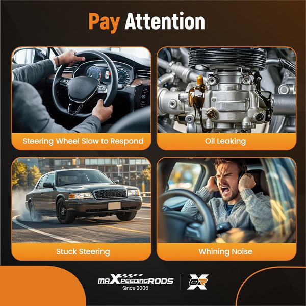 maXpeedingrods Power Steering Pump 34430FE040 for Subaru Impreza WRX 20.L 2.5L 2004-2007