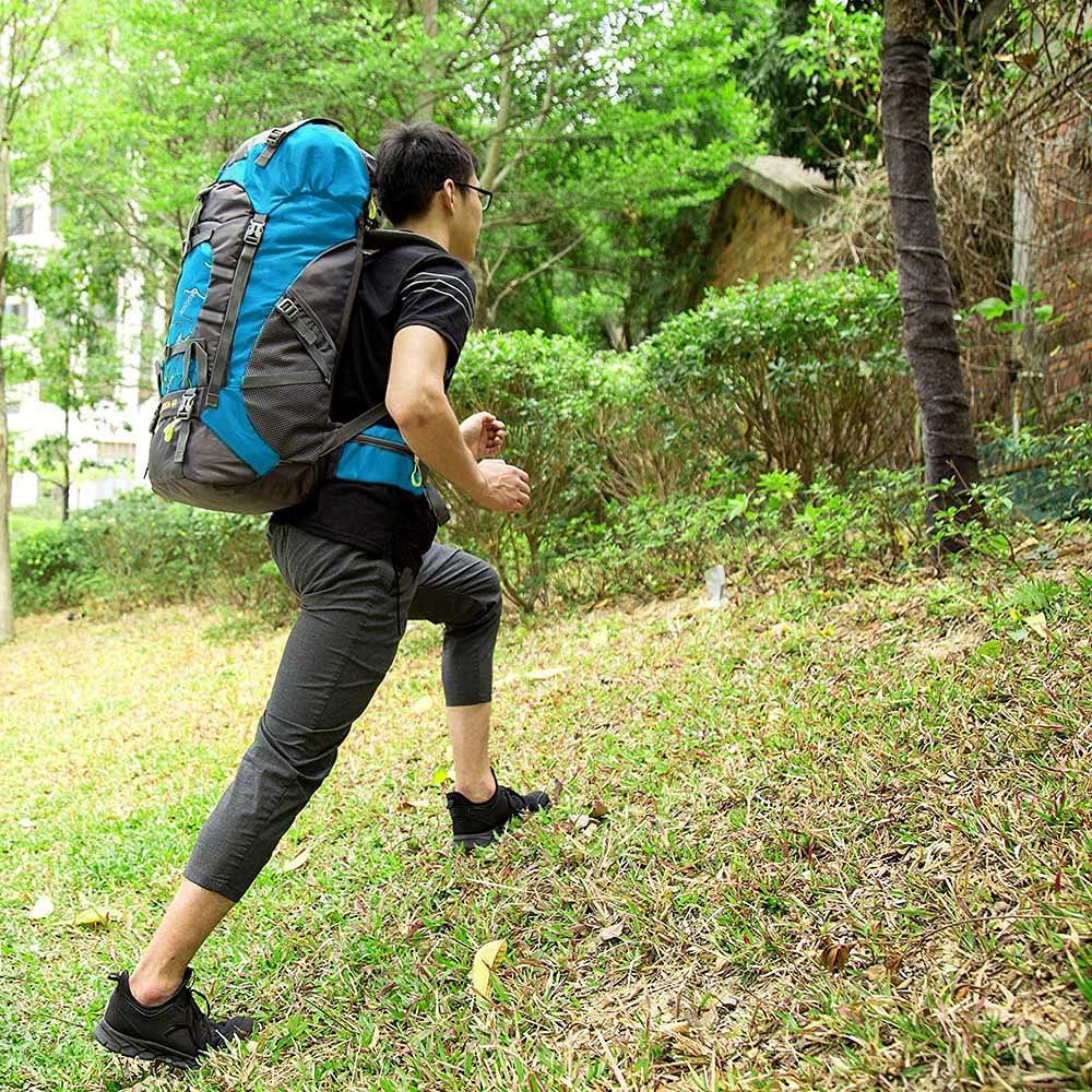 NACATIN Hiking Backpack, 60L Large Rucksack for Men Women, Tear and Water-resistant Ideal for Camping Trekking Travel Outdoor