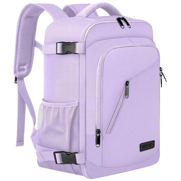 Cabin Bags 40x20x25 for Ryanair Underseat 20L Small Travel Hand Luggage Backpack Carry-ons Bag Cabin Size for Airplanes Flight Bag Travel Rucksack Fit 14 Inch Laptop with USB Charging Port-Black