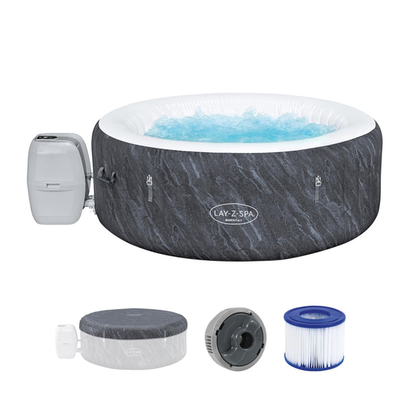 Lay-Z-Spa Boracay Smart Signature AirJetInflatable Hot Tub with App-Control 2-4 person