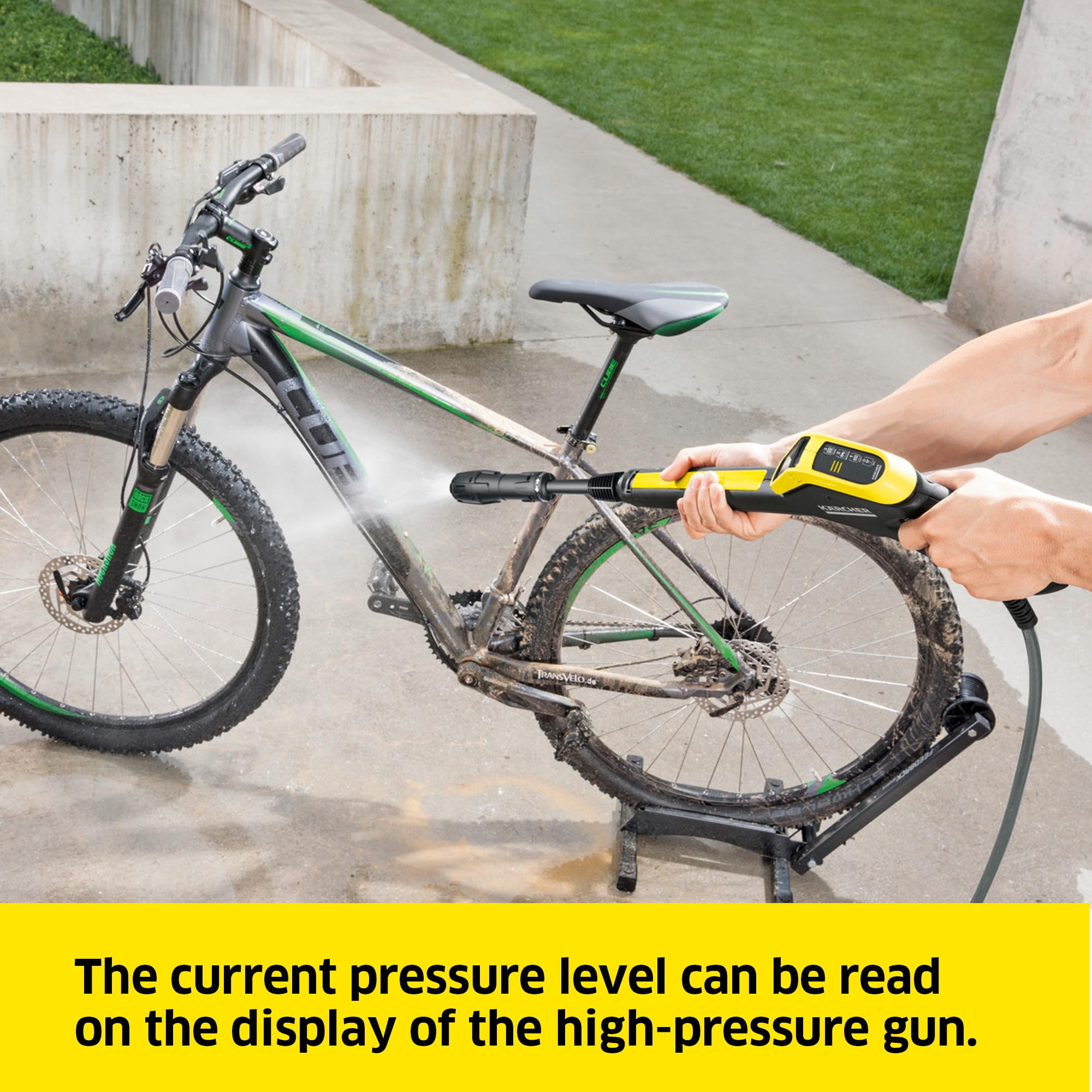 Kärcher K 4 Power Control Flex Pressure Washer, Pressure: max. 130 bar, Flow Rate: 420 l/h, Area Coverage: 30 m²/h, Water Filter, Weight: 11.5 kg, High-Pressure Flex Hose, Dirt Blaster, Spray Lance