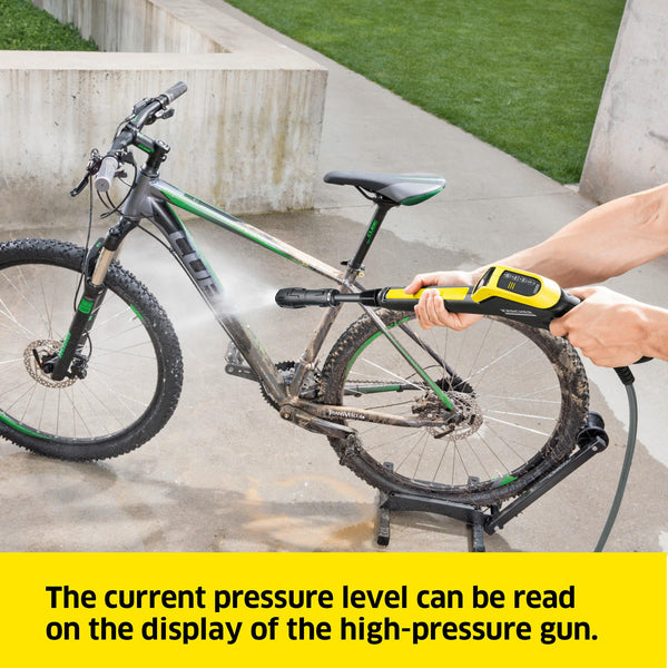 Kärcher K 4 Power Control Flex Pressure Washer, Pressure: max. 130 bar, Flow Rate: 420 l/h, Area Coverage: 30 m²/h, Water Filter, Weight: 11.5 kg, High-Pressure Flex Hose, Dirt Blaster, Spray Lance