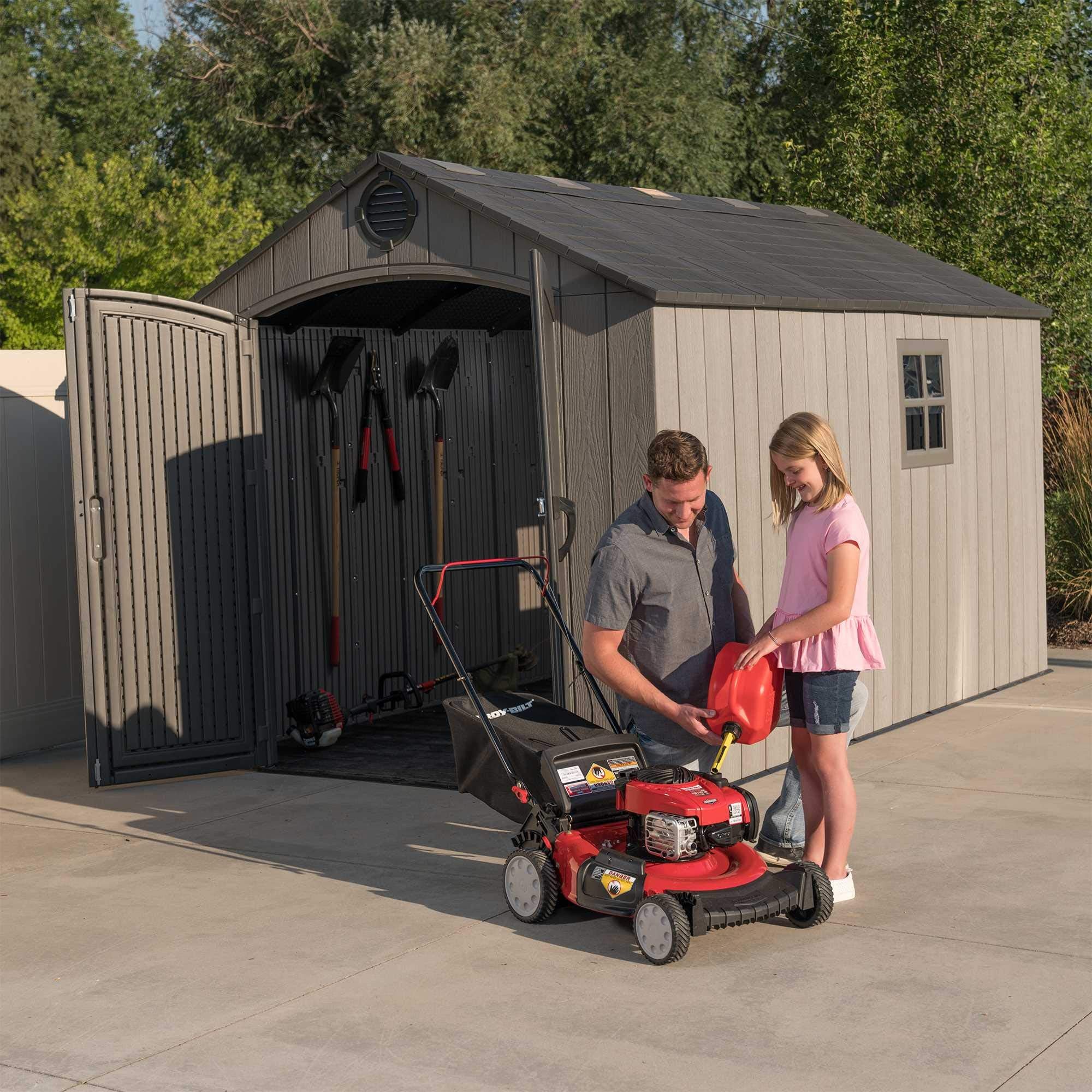 Lifetime 60282 Outdoor Storage Shed, 7 x 12 ft.
