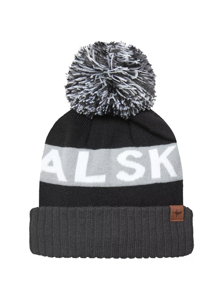 SEALSKINZ | Foulden | Water Repellent Cold Weather Unisex Bobble Beanie Hat | Lightweight & Breathable