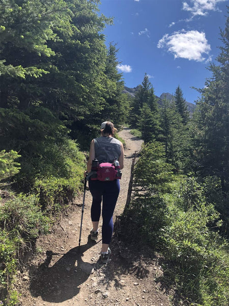 Waterfly Hiking Waist Pack Bum Bag Waist Bag with Bottle Holder Running Bag for Camping Climbing Travel Cycling and Dog Walking