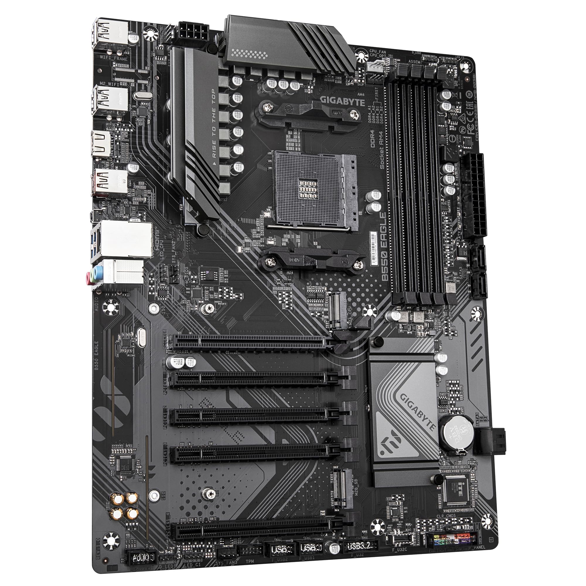 Gigabyte B550 AORUS ELITE V2 Motherboard - Supports AMD Ryzen 5000 Series AM4 CPUs, 12+2 Phases Digital Twin Power Design, up to 4733MHz DDR4 (OC), 2xPCIe 3.0 M.2, 2.5GbE LAN, USB 3.2 Gen1