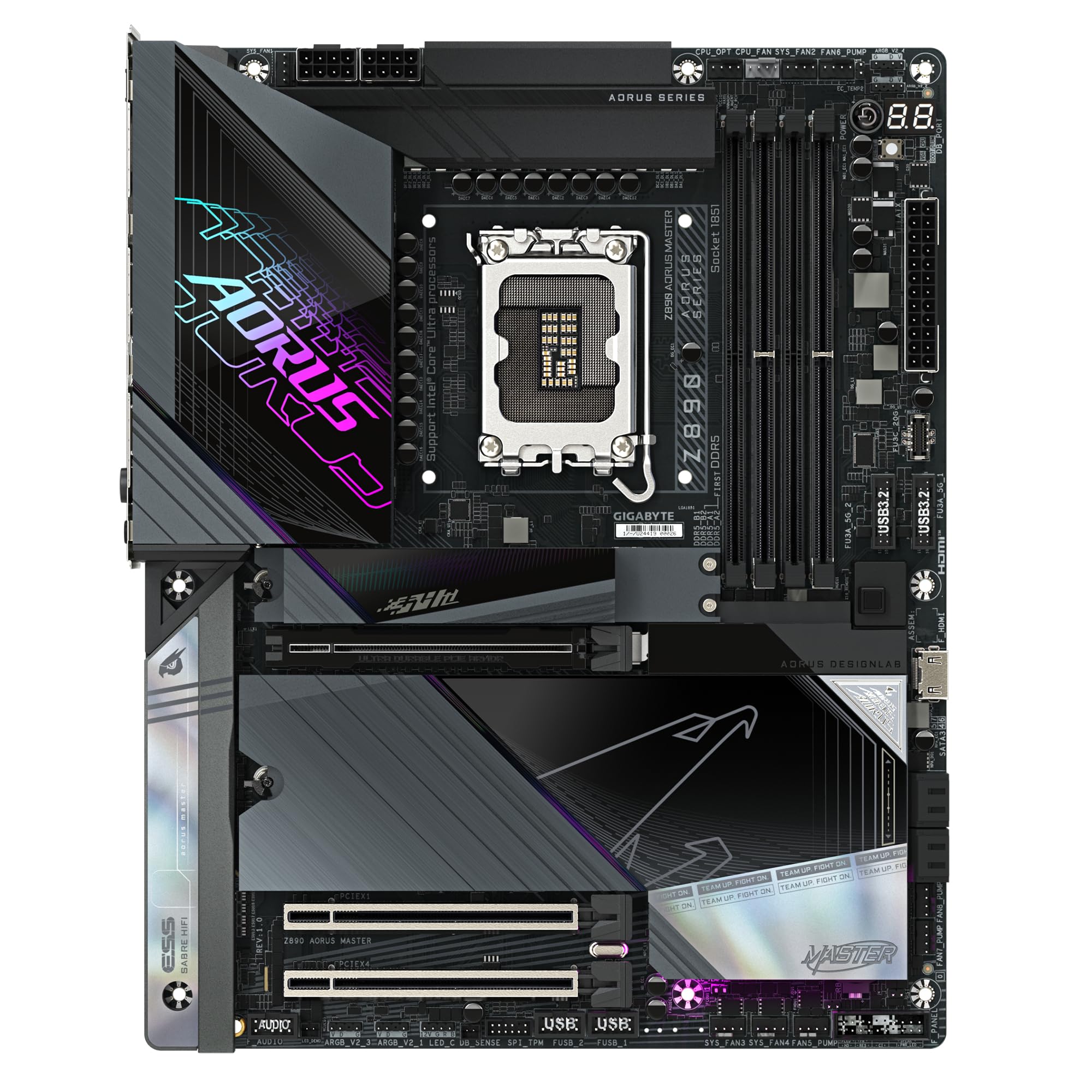 GIGABYTE Z890I AORUS ULTRA Motherboard - Supports Intel Core Ultra (Series 2) CPUs, 8+1+2 phases VRM, up to 8800MHz DDR5 (OC), 1xPCIe 5.0 + 1xPCIe 4.0, Wi-Fi 7, 2.5GbE LAN, Thunderbolt 4