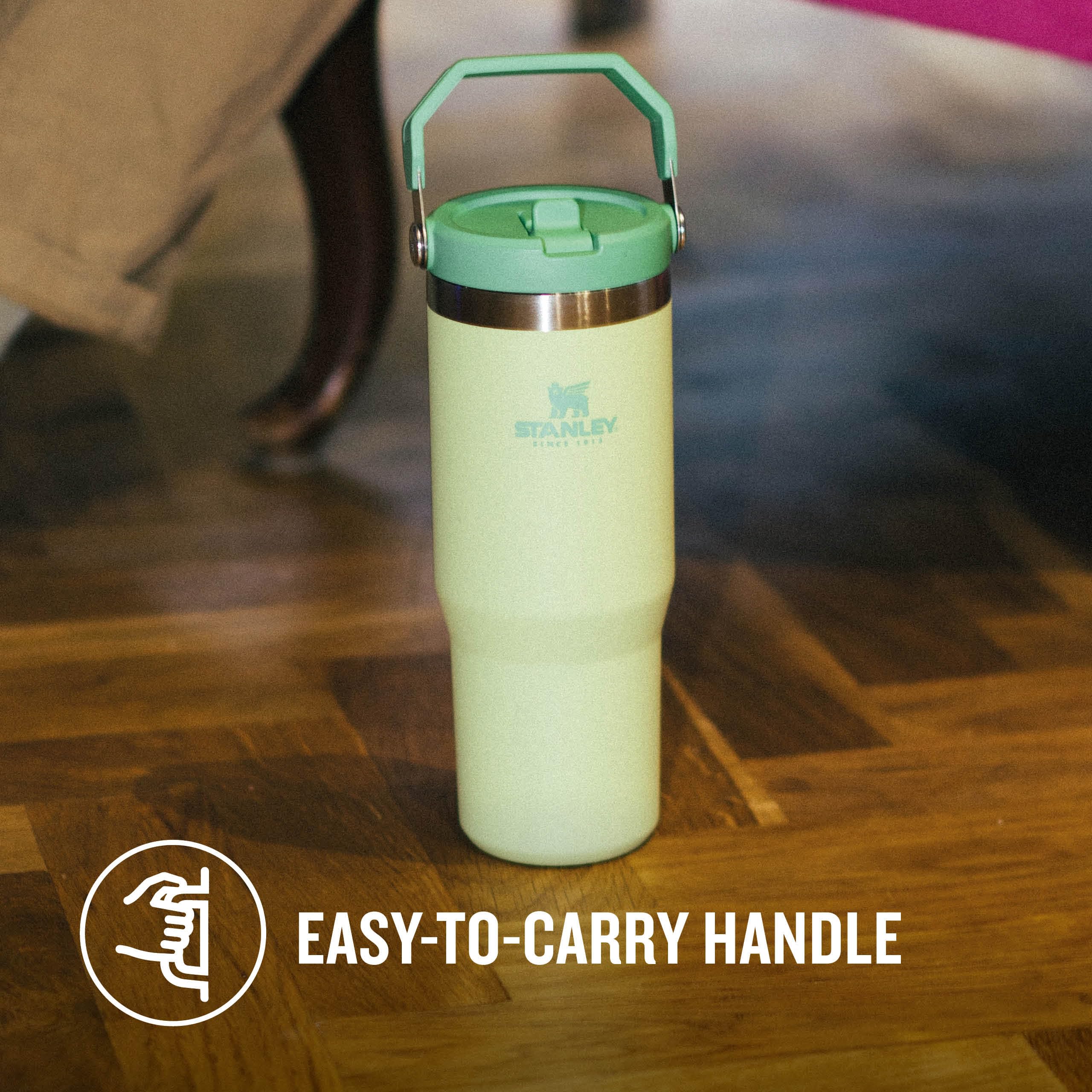 Stanley Flip Straw Tumbler 1.0 Water Bottle With Straw 0.89L - Keeps Cold For 12+ Hours - Easy To Carry - Dishwasher Safe - Stainless Steel Thermal Flask - BPA-Free Travel Mug - Navy