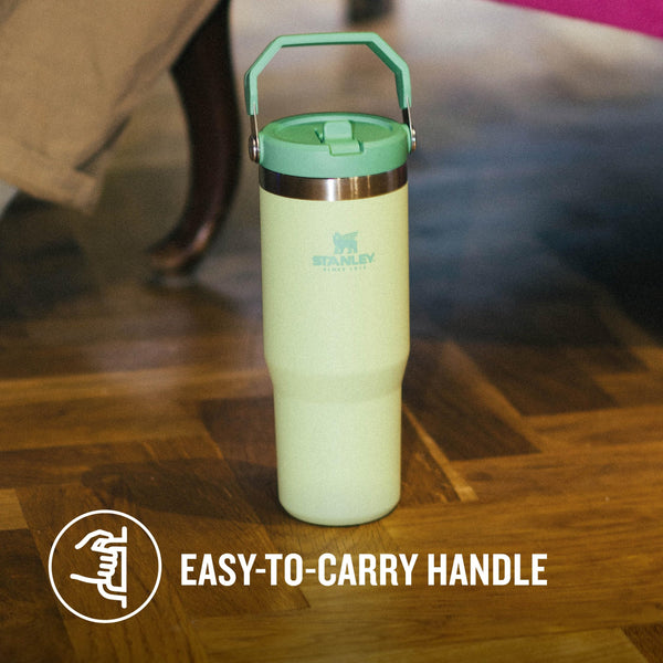 Stanley Flip Straw Tumbler 1.0 Water Bottle With Straw 0.89L - Keeps Cold For 12+ Hours - Easy To Carry - Dishwasher Safe - Stainless Steel Thermal Flask - BPA-Free Travel Mug - Navy