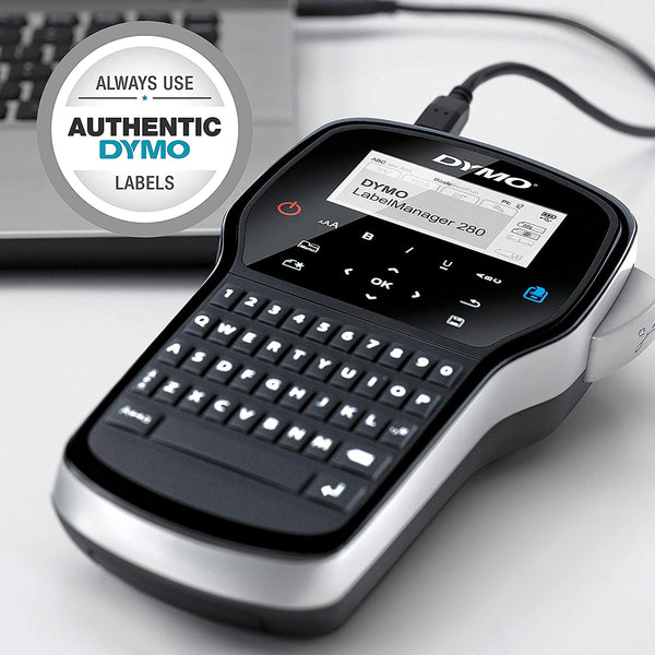 DYMO LabelManager 420P Label Maker | High Performance Rechargeable Portable Label Printer | Computer Connection | Print Barcodes, Logos & Graphics